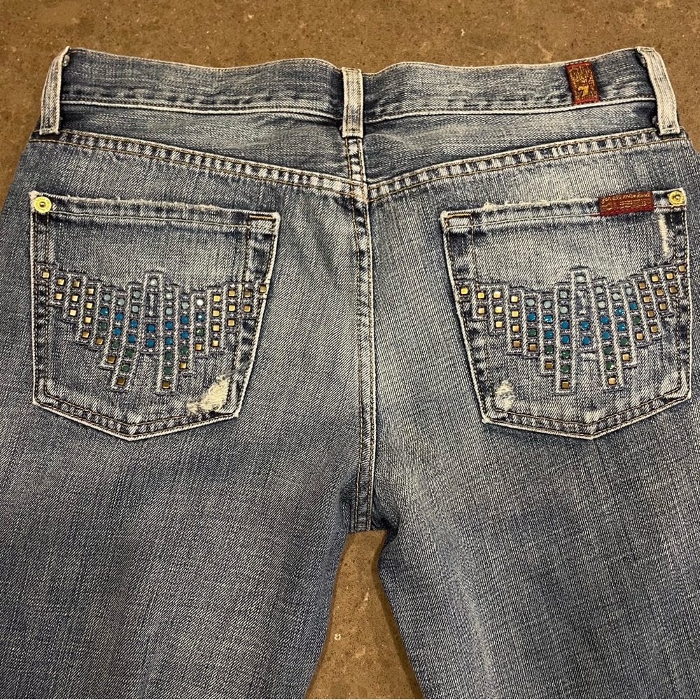 7 for all mankind flare jeans - Picture 3 of 3